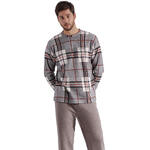 ADMAS HOMME - Ref.60294AD - Pyjama tenue pantalon et haut manches longues Tartan