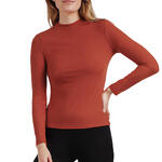 ADMAS FEMME - Ref.43508ADO - Top manches longues col montant Perkins Admas