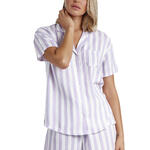 ADMAS FEMME - Ref.54194ADVI - Pyjama chemise short Classic Stripes Admas