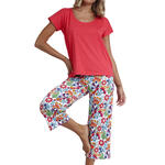 ADMAS FEMME - Ref.60129AD - Pyjama tenue pantalon palazzo t-shirt Time To Bloom