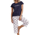 ADMAS FEMME - Ref.60177AD - Pyjama tenue pantalon palazzo t-shirt Sailor Admas