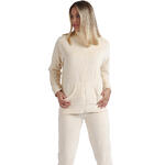 ADMAS FEMME - Ref.56191ADBE - Pyjama tenue pantalon veste zippée Soft Home Admas
