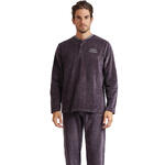 ADMAS HOMME - Ref.55261ADG - Pyjama velours tenue pantalon et haut Home Admas