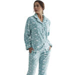 SELMARK - Ref.P6176SE - Pyjama pantalon chemise manches longues Polar Joven