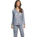 SELMARK - Ref.P6676SE - Pyjama pantalon chemise manches longues Liberty Selmark