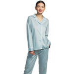 SELMARK - Ref.P7676SE - Pyjama pantalon chemise manches longues Algodon Selmark