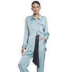 SELMARK - Ref.P7976SE - Pyjama pantalon chemise manches longues Satin Selmark