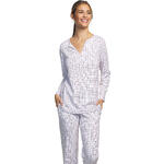 SELMARK - Ref.P7576SE - Pyjama pantalon tunique manches longues Cuadros Selmark