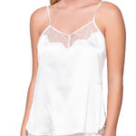 Top caraco fines bretelles Prestige Satin