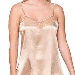 Top caraco fines bretelles Prestige Satin