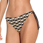 Bas maillot slip de bain taille basse à nouettes Iceland