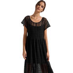 Robe longue estivale manches courtes Rimini