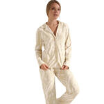 LISCA - Ref.23421LI - Pyjama pantalon chemise manches longues Naomi Lisca