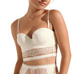 LISCA - Ref.10367LII - Soutien-gorge bustier balconnet préformé Daydream mariage