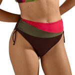 Bas maillot slip de bain taille haute côtés réglables Viviero