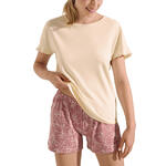 LISCA - Ref.23419LI - Pyjama short t-shirt manches courtes Nina Lisca
