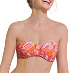 Haut maillot de bain bandeau préformé sans armatures Kavala