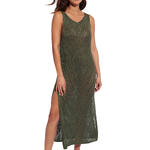 Robe longue de plage tricotée décolleté V Complementos