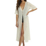 Tunique longue de plage manches courtes Sicilia