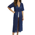 Tunique longue de plage manches courtes Sicilia