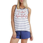 ADMAS FEMME - Ref.62064AD - Pyjama short débardeur Life Is Beautiful Admas