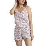 ADMAS FEMME - Ref.62095AD - Pyjama short caraco Romantic Memory Admas