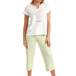 ADMAS FEMME - Ref.62091AD - Pyjama tenue pantalon palazzo t-shirt Vacay Mood