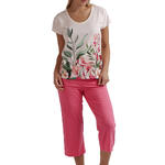 ADMAS FEMME - Ref.62047AD - Pyjama tenue pantalon palazzo t-shirt Let It Grow