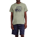 ADMAS HOMME - Ref.62102AD - Pyjama tenue d'intérieur short t-shirt Road Admas