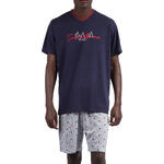 ADMAS HOMME - Ref.62116AD - Pyjama tenue d'intérieur short t-shirt Sailing Admas