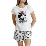 ADMAS FEMME - Ref.62284AD - Pyjama short t-shirt Attitude Is Everthing Disney