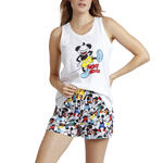 ADMAS FEMME - Ref.62299AD - Pyjama short débardeur Mickey Fluor Disney Admas