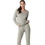 Tenue détente pyjama pantalon top manches longues BASIC P82