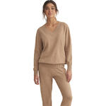 Tenue détente et intérieur pyjama pantalon top col V TRICOTP98