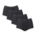 Pack x4 slips taille haute BASIC PLUS