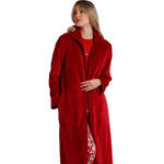 Veste longue d'intérieur Rosas Jacquard