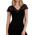 T-shirt manches courtes dentelle Puntilla