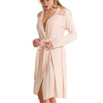 Déshabillé manches longues PATRICIA