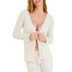 Veste cardigan d'intérieur manches longues FREELY