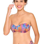 LISCA - Ref.40805LI - Haut maillot de bain bandeau préformé ss armatures JERSEY