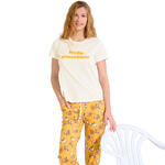 Pyjama tenue d'intérieur pantalon t-shirt SUMMER