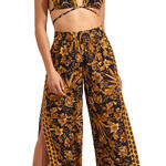 SELMARK MARE - Ref.BM275SE - Pantalon de plage palazzo fendu ACANTHUS