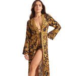 Kimono long de plage ACANTHUS