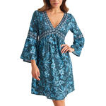 Robe estivale manches trois-quarts ACANTHUS