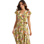 SELMARK MARE - Ref.BN096SE - Robe longue estivale manches courtes JADE