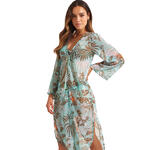 Kimono de plage mi-long AMAZONIA