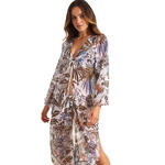 Kimono de plage mi-long AMAZONIA