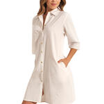 Robe estivale manches mi-longues ATLANTIS