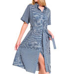 LISCA - Ref.49587LI - Robe estivale manches courtes LASCARI Lisca