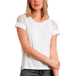 ADMAS FEMME - Ref.43516AD - T-shirt à manches courtes LACE Admas